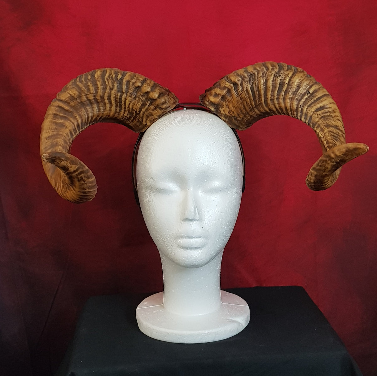 Cornes de Bélier en Résine — Cosplay, Démon, Faune & Spectacle